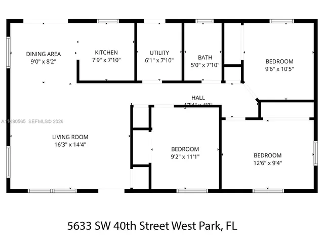 $2,400 | 5633 Southwest 40th Street, West Park, FL 33023