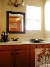 25740 Saunders Meadow Road Idyllwild, CA 92549 - Photo 14 of 16 a bathroom with a sink and a mirror