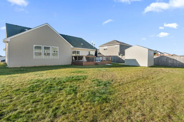 a house view with a outdoor space