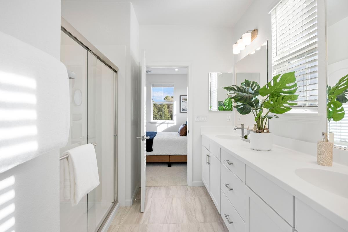 3775 Castro Valley Boulevard Castro Valley, CA 94546 - Photo 29 of 35 a en suite spacious bedroom with a large bed and a large window