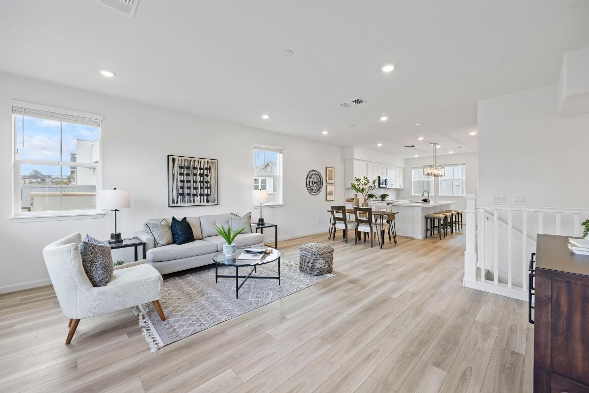 3775 Castro Valley Boulevard Castro Valley, CA 94546 - Photo 8 of 35 a living room with furniture and a wooden floor