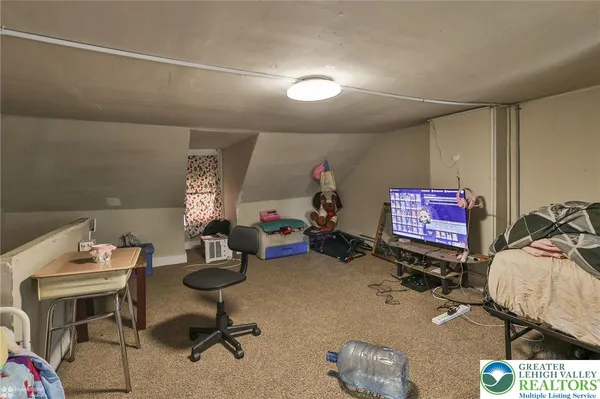 a room with storage and utility