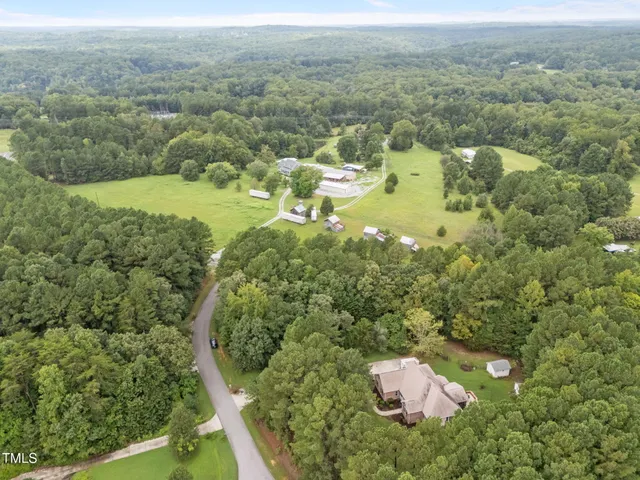 a view of a forest with a sink and yard