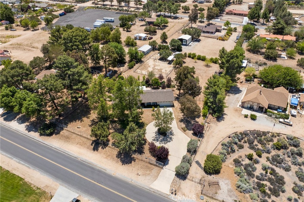 2532 Briar Glen Road Acton, CA 93510 - Photo 36 of 48 an aerial view of a house with a yard and parking space