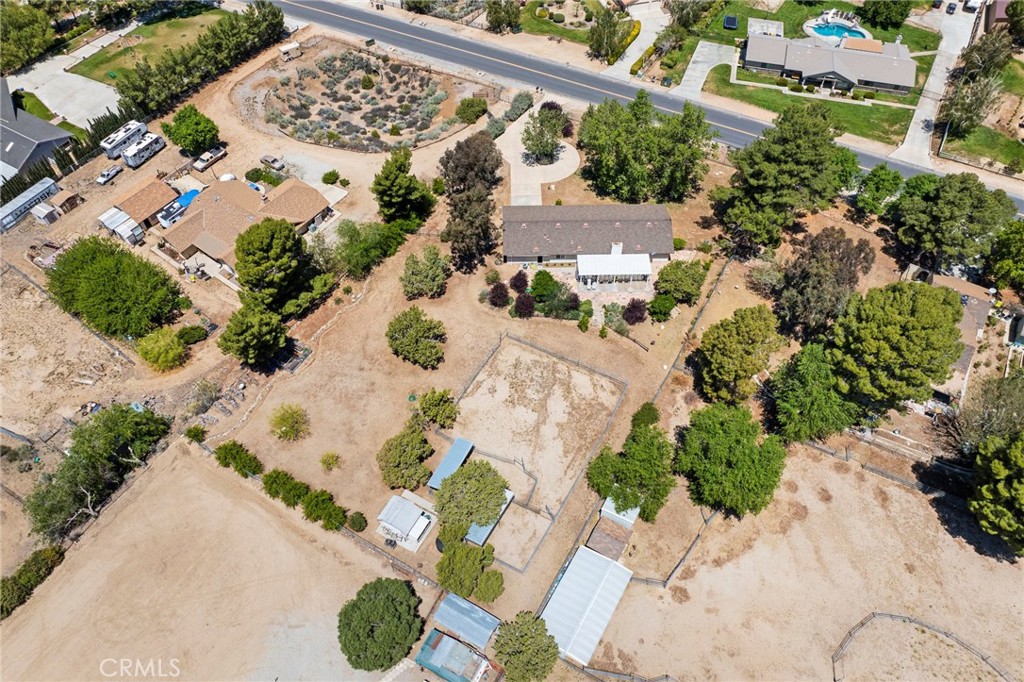 2532 Briar Glen Road Acton, CA 93510 - Photo 39 of 48 an aerial view of a backyard