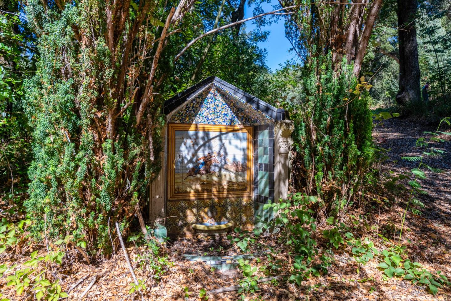 2372 Bean Creek Road Scotts Valley, CA 95066 - Photo 18 of 28 a backyard of a house with lots of green space