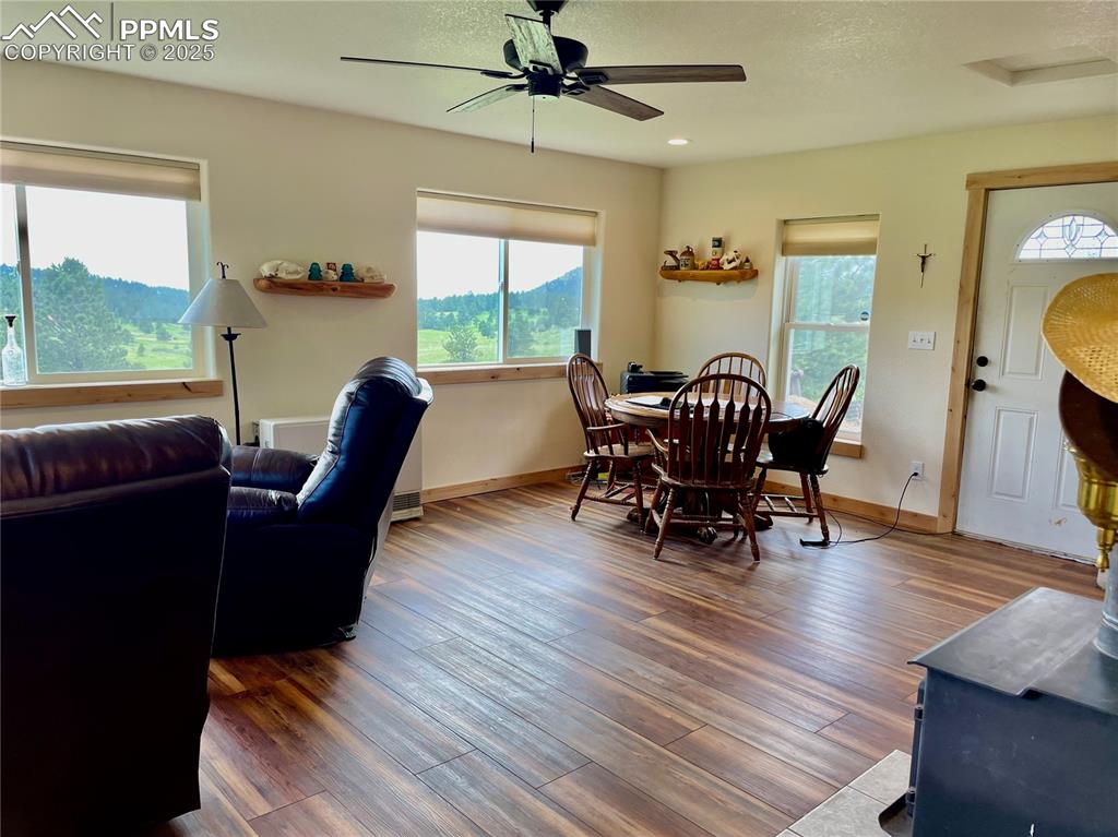 291 Junkins Loop Westcliffe, CO 81252 - Photo 2 of 41 a living room with furniture and a large window