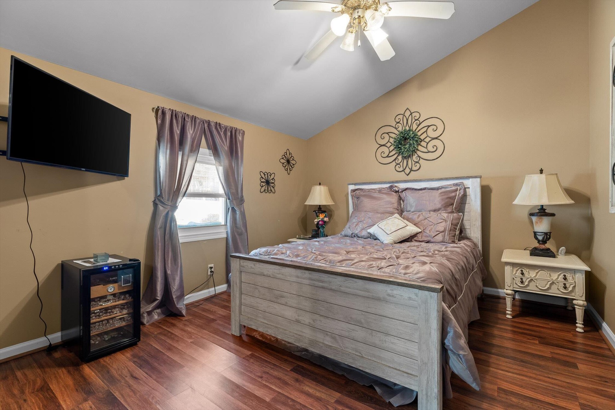 5017 McDonald Road McDonald, TN 37353 - Photo 23 of 52 a bedroom with a bed and wooden floor