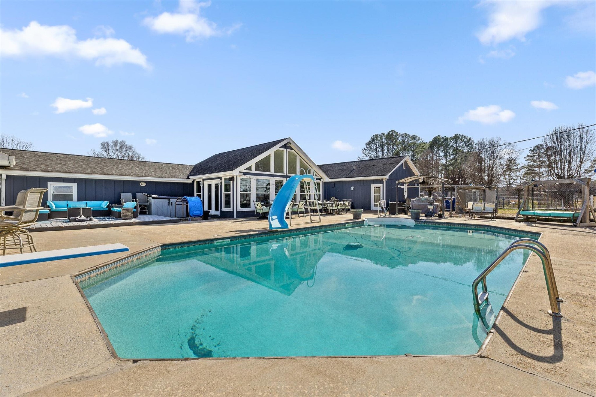 5017 McDonald Road McDonald, TN 37353 - Photo 30 of 52 a view of a house with swimming pool