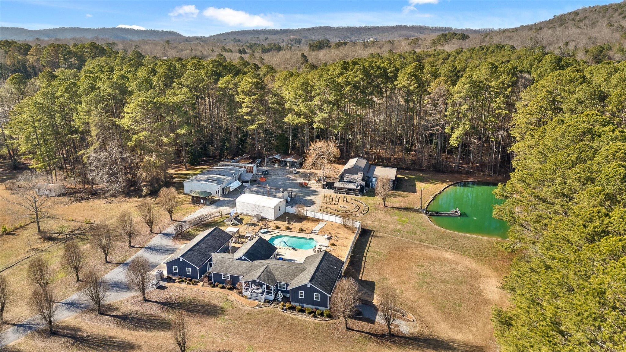 5017 McDonald Road McDonald, TN 37353 - Photo 46 of 52 a view of a lake with a mountain
