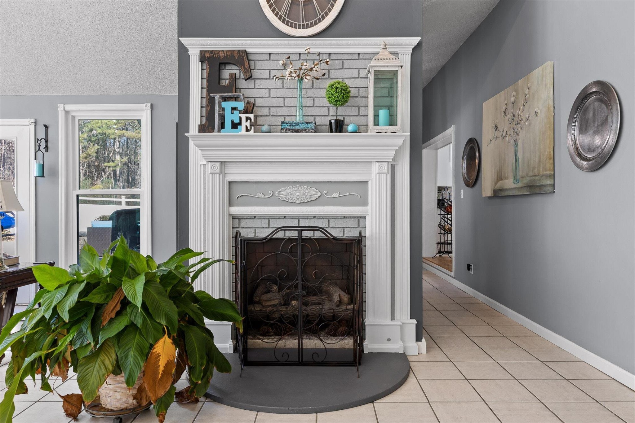 5017 McDonald Road McDonald, TN 37353 - Photo 7 of 52 a living room with furniture and a fireplace