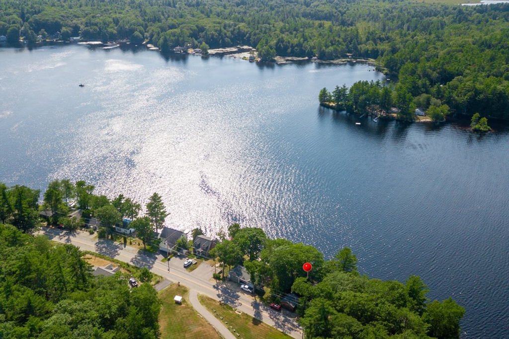 213 Ashby Road Ashburnham, MA 01430 - Photo 35 of 39 an aerial view of a house with a yard and lake view