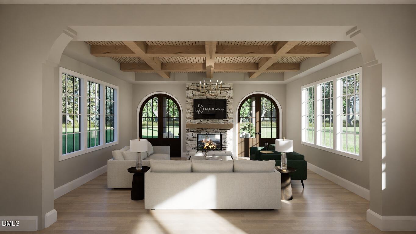 3030 Lewis Farm Road Raleigh, NC 27607 - Photo 12 of 26 a living room with furniture and a large window