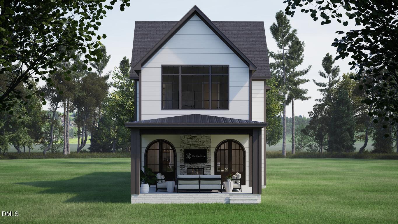 3030 Lewis Farm Road Raleigh, NC 27607 - Photo 22 of 26 a front view of a house with garden and porch