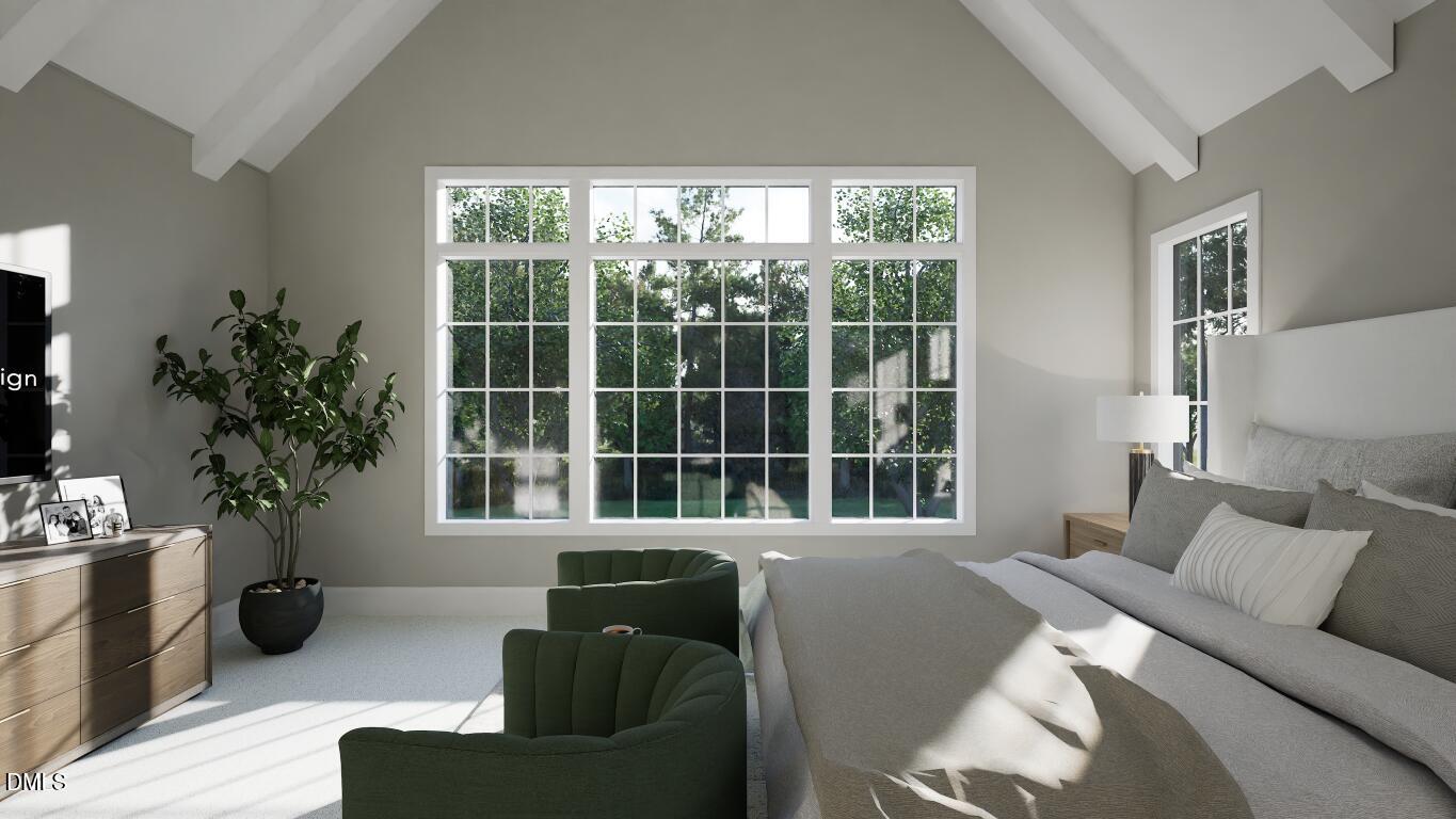 3030 Lewis Farm Road Raleigh, NC 27607 - Photo 8 of 26 a bedroom with furniture and a window
