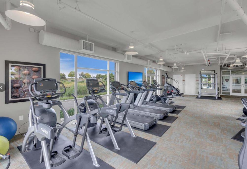 400 Mariners Island Boulevard, Unit 215 San Mateo, CA 94404 - Photo 20 of 29 a view of a dining room with lots of furniture and chandelier