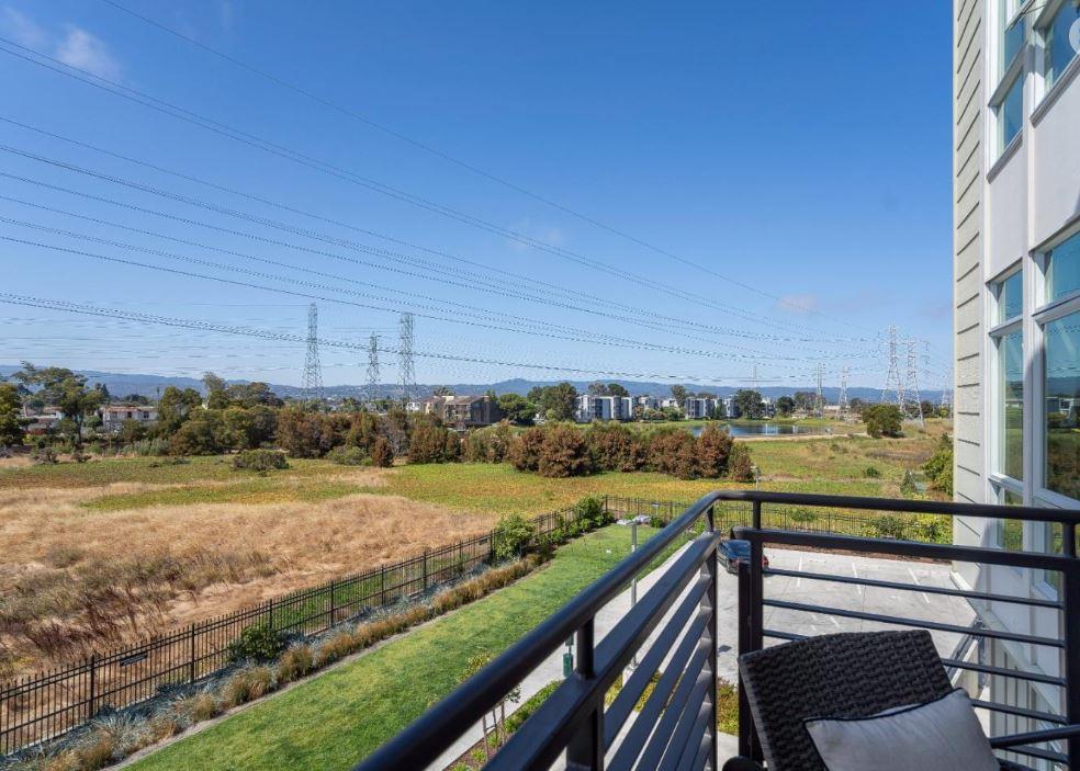 400 Mariners Island Boulevard, Unit 215 San Mateo, CA 94404 - Photo 8 of 29 a view of a balcony with an ocean view