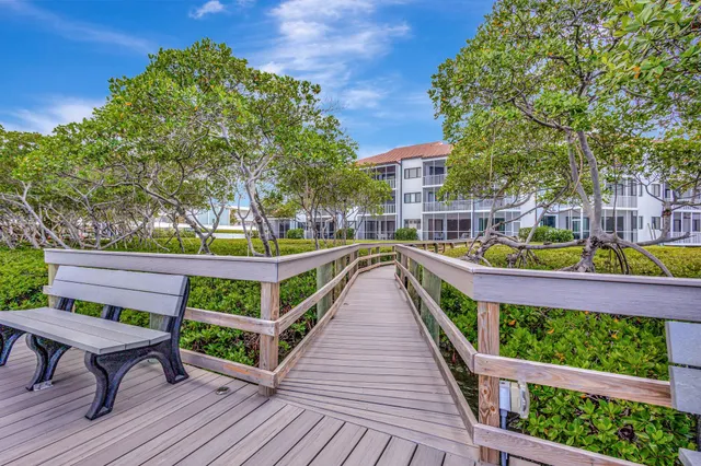 a view of a swimming pool with a yard