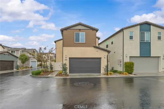 a view of a house with a street