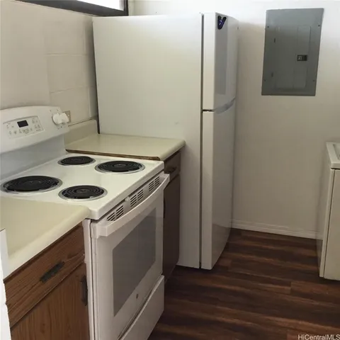 a utility room with washer and dryer