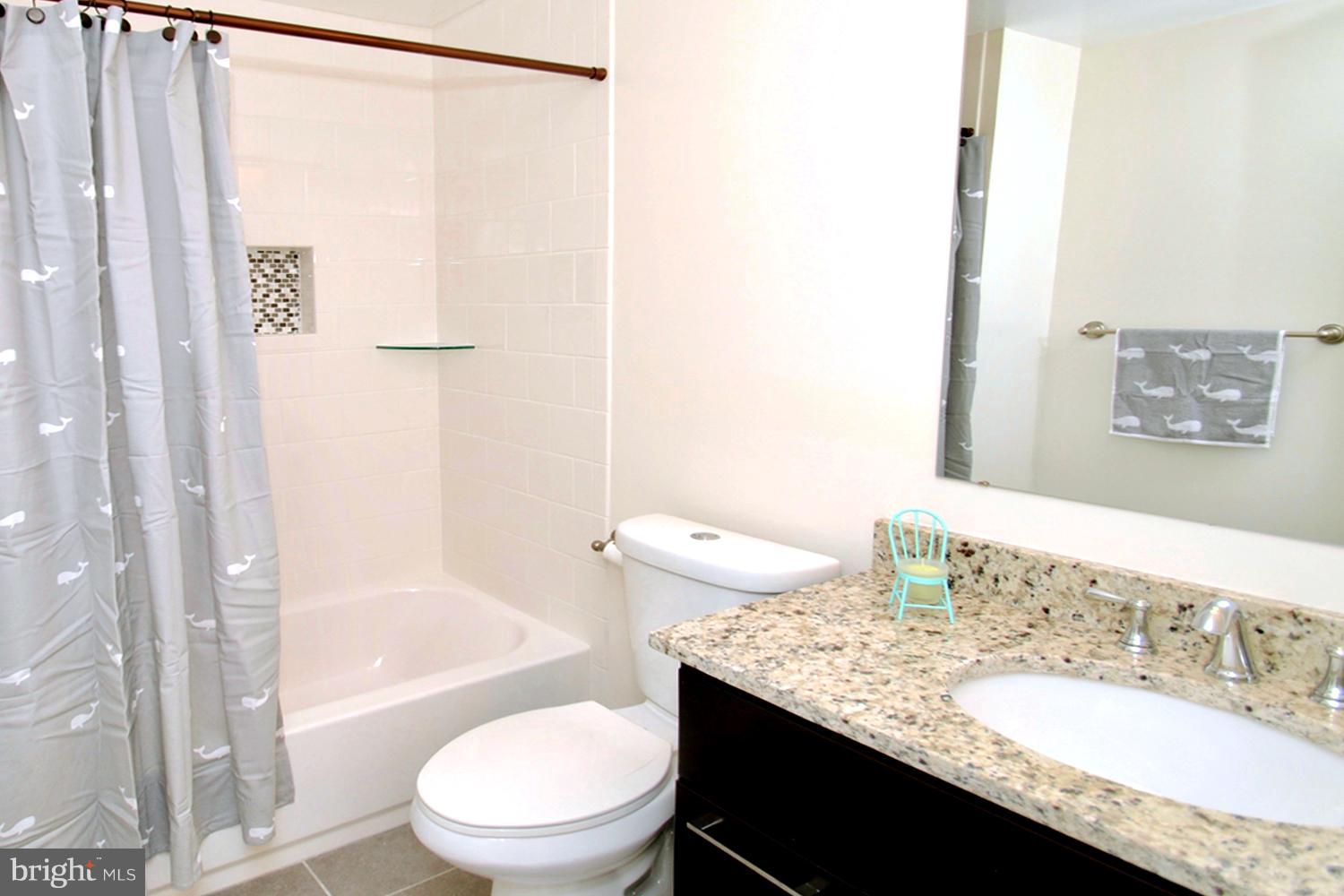 132 Church Road Arnold, MD 21012 - Photo 20 of 30 Lower Level Full Bath with Granite-Topped Vanity