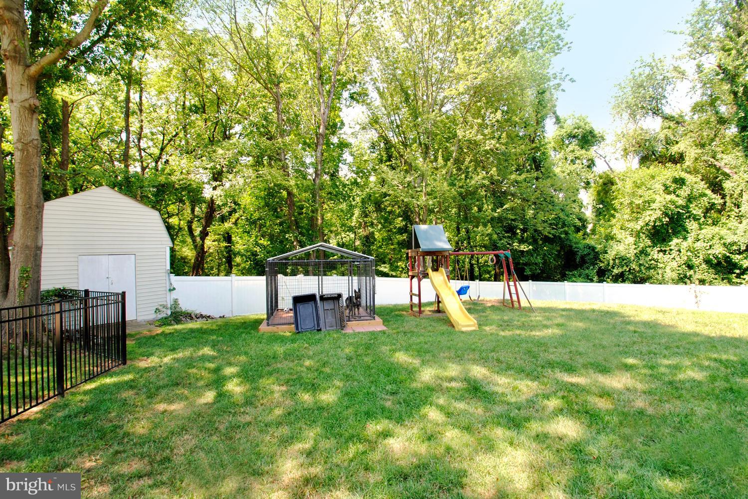 132 Church Road Arnold, MD 21012 - Photo 21 of 30 Lower Level Entrance to Fenced Yard / Storage Shed