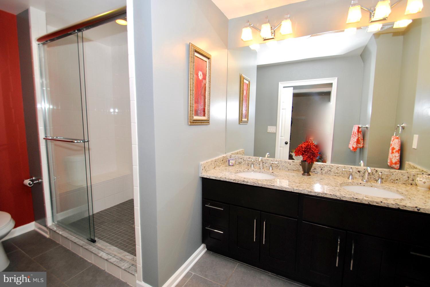 132 Church Road Arnold, MD 21012 - Photo 24 of 30 En Suite Luxury Master Bath / Dual Granite Vanity