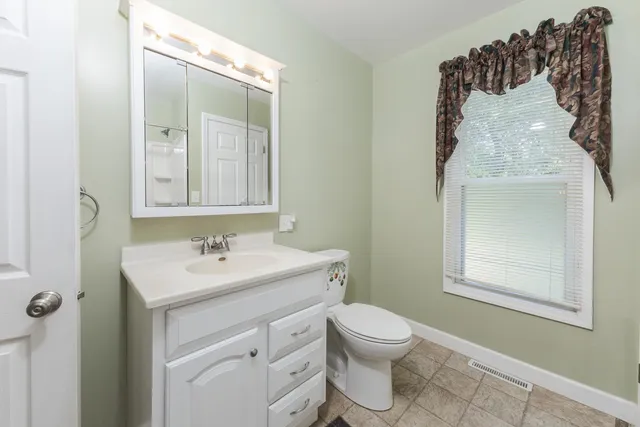 a building outdoor space with patio furniture