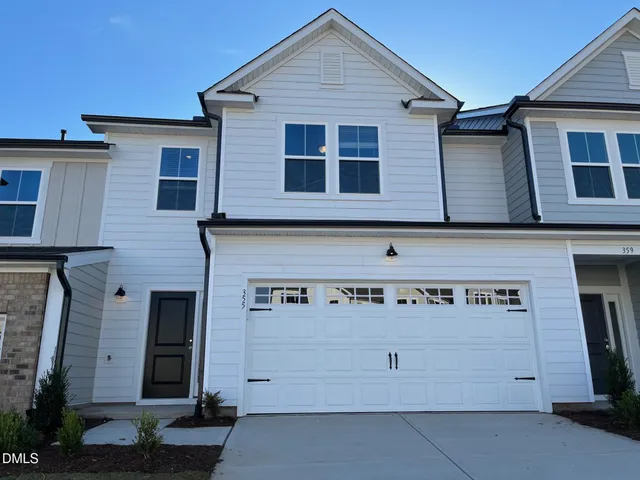 a front view of a building