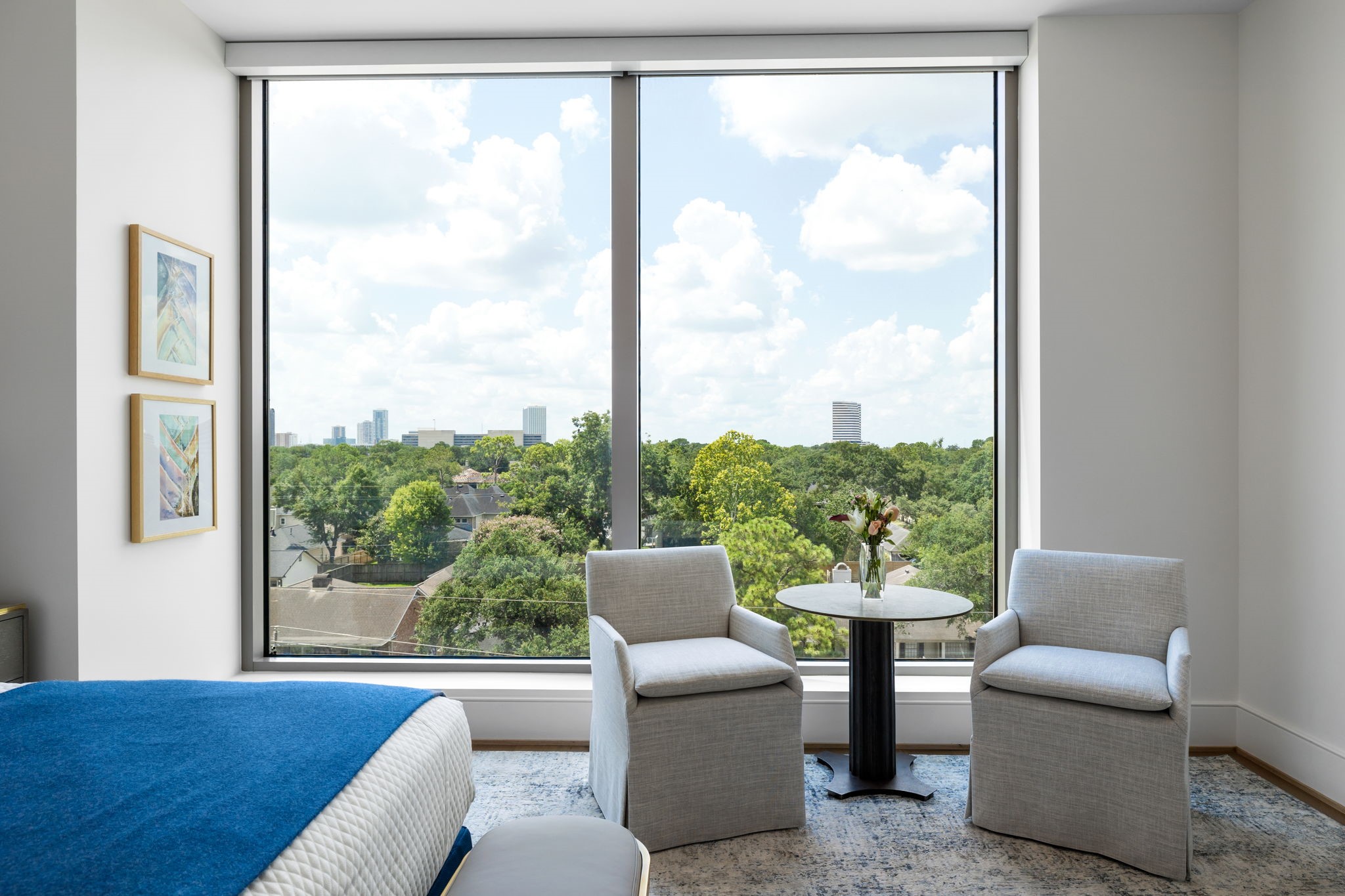 5656 San Felipe Street, Unit 1005 Houston, TX 77056 - Photo 9 of 33 Gorgeous South views from the primary suite.