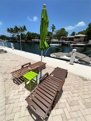 a view of a terrace with chairs