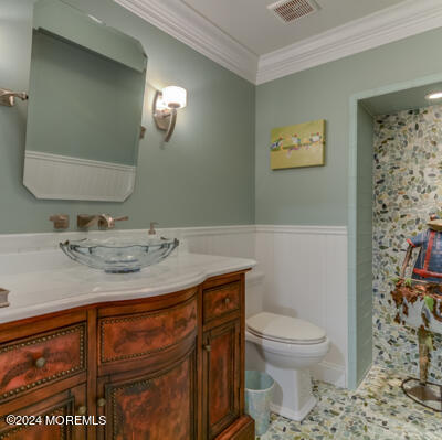 513 Mercer Avenue Spring Lake, NJ 07762 - Photo 44 of 53 a bathroom with a sink toilet and shower