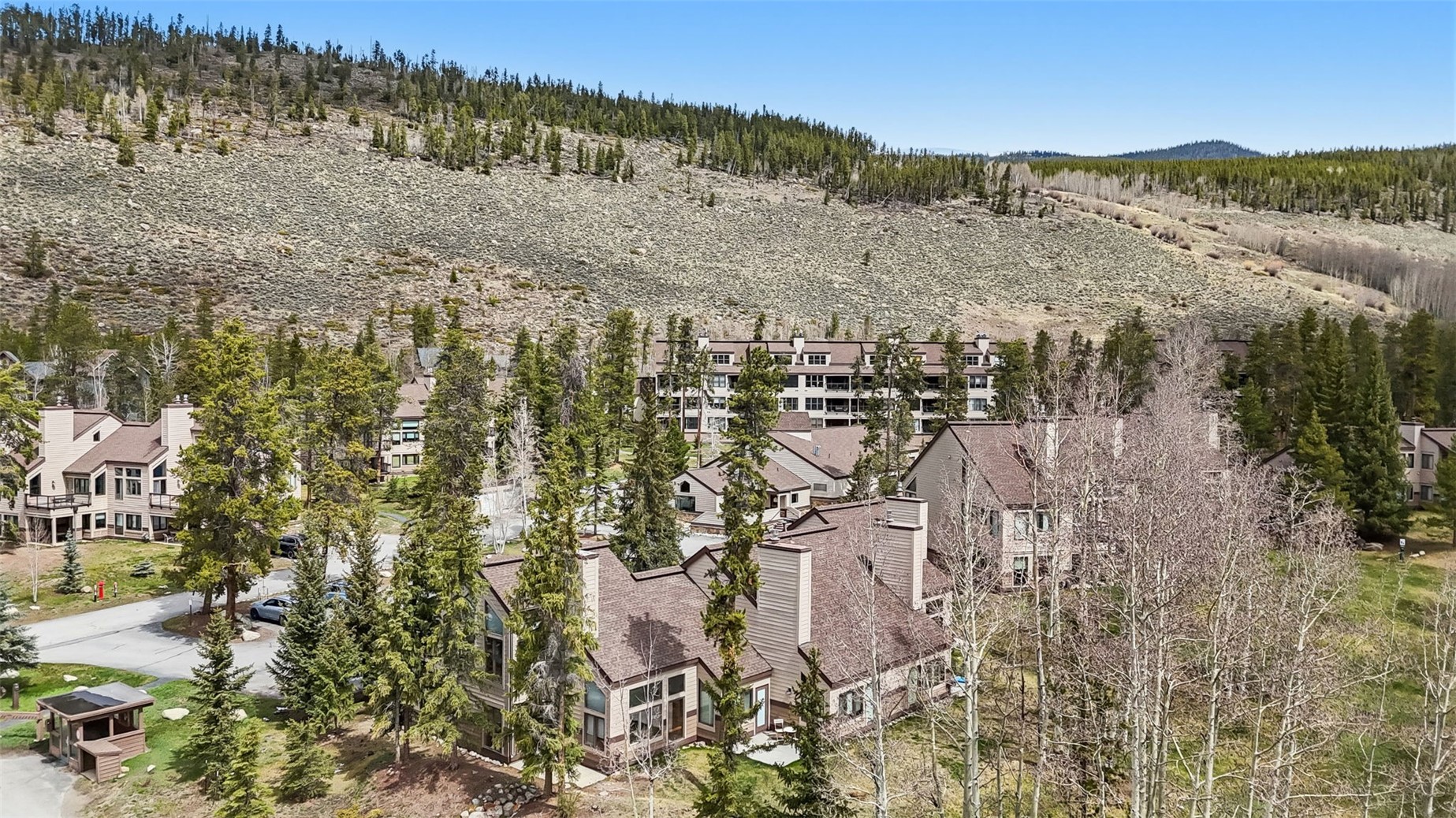 30 Tennis Club Road, Unit 1608 Keystone, CO 80435 - Photo 20 of 29 a view of a town with mountains in the background