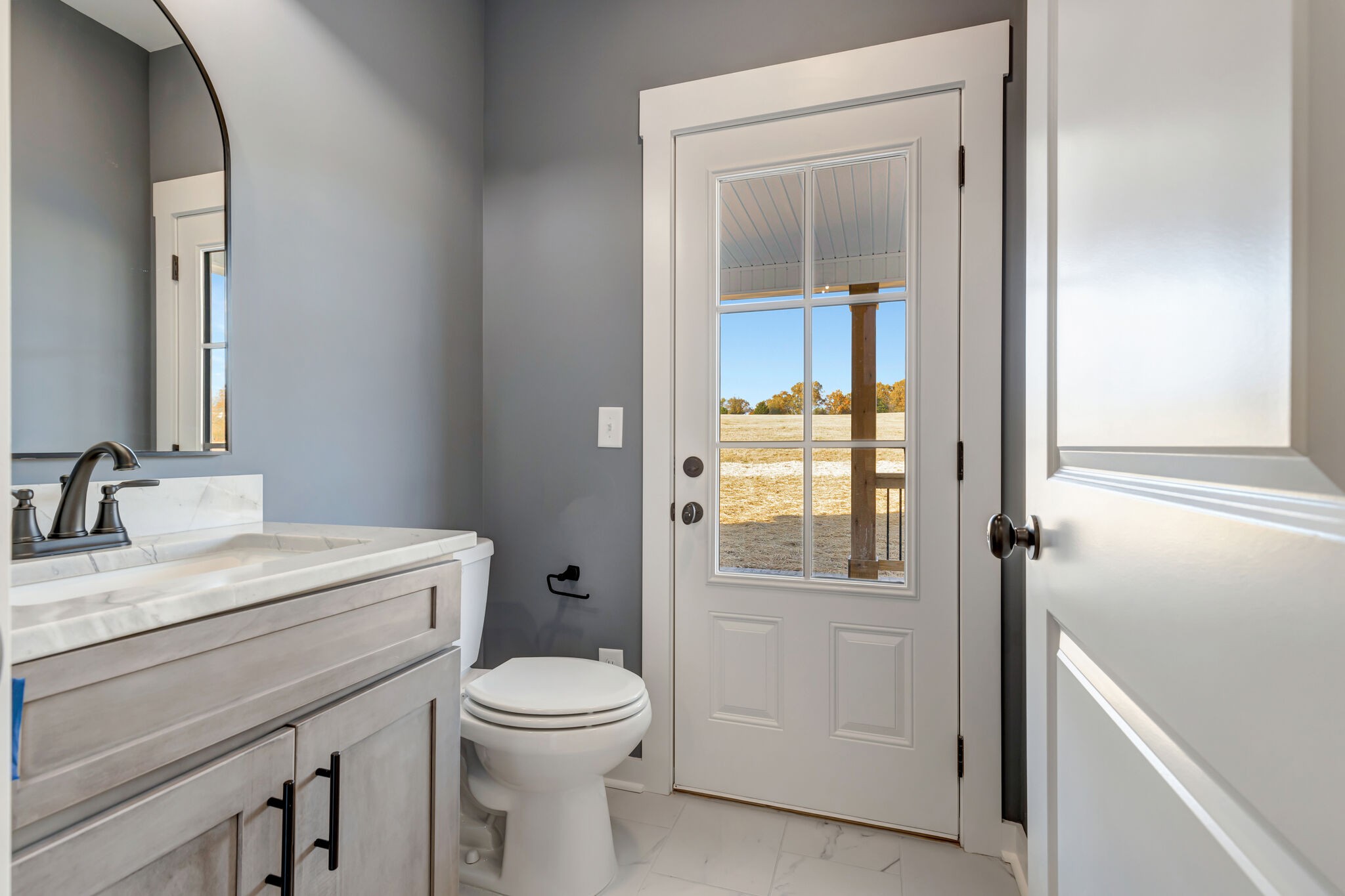 1 Hunter Bills Road Lewisburg, TN 37091 - Photo 24 of 48 a bathroom with a sink a toilet and shower