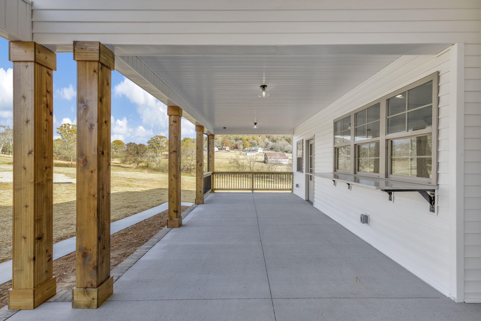 1 Hunter Bills Road Lewisburg, TN 37091 - Photo 37 of 48 a view of an empty room with a floor to ceiling window and an outdoor view