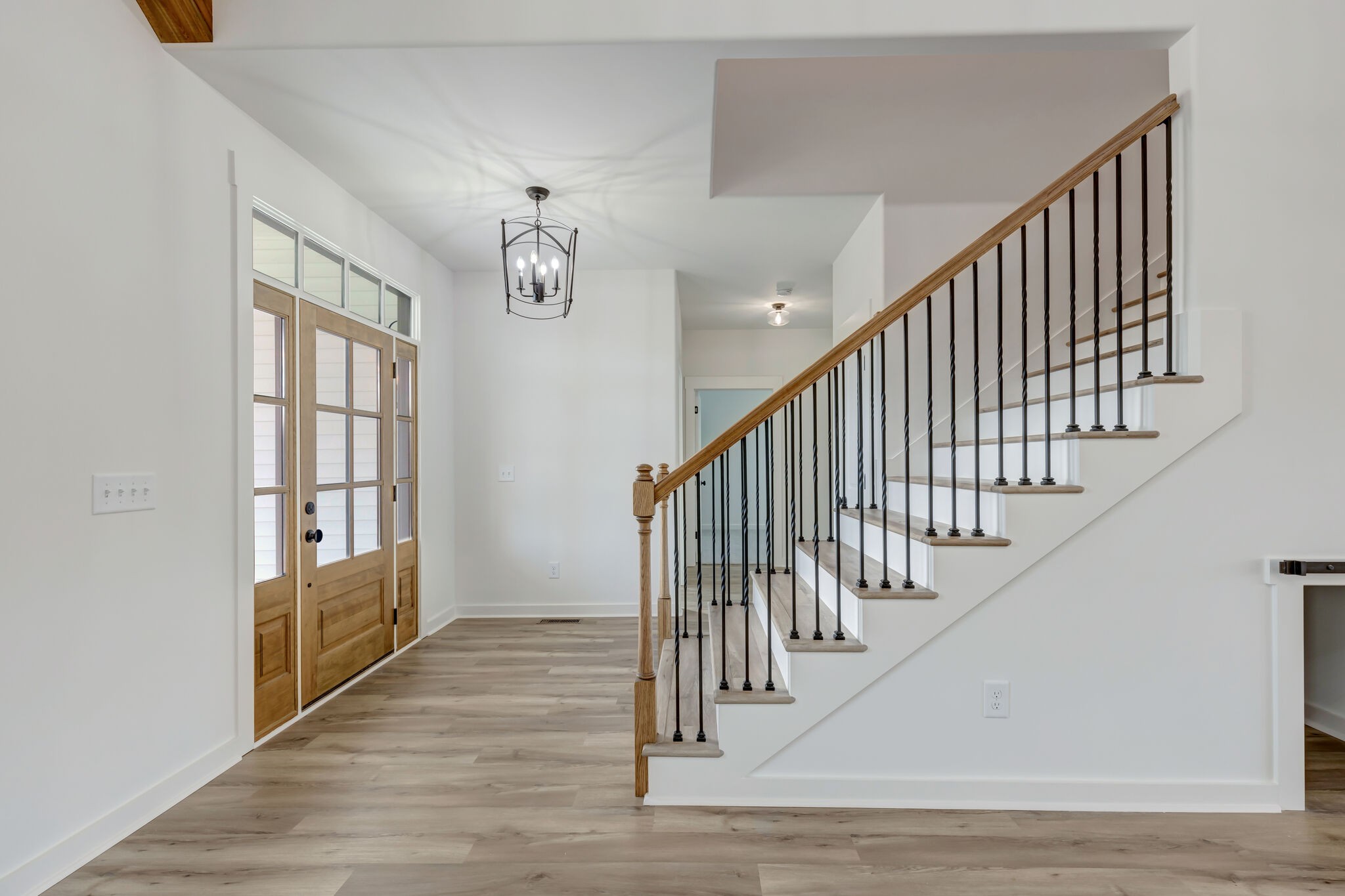 1 Hunter Bills Road Lewisburg, TN 37091 - Photo 8 of 48 a view of entryway and hall with wooden floor