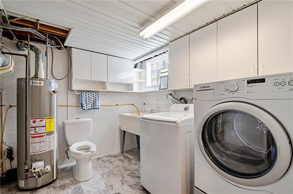 5000 Homeville Road West Mifflin, PA 15122 - Photo 17 of 24 a utility room with dryer and washer