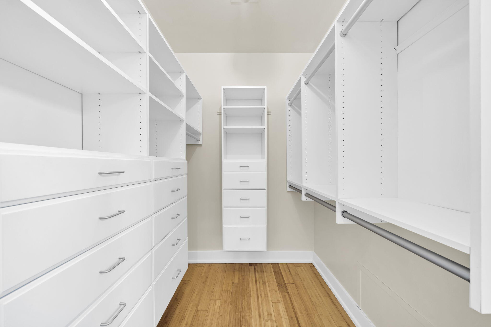 286 Forest Street Santa Rosa Beach, FL 32459 - Photo 36 of 68 a view of walk in closet with empty racks