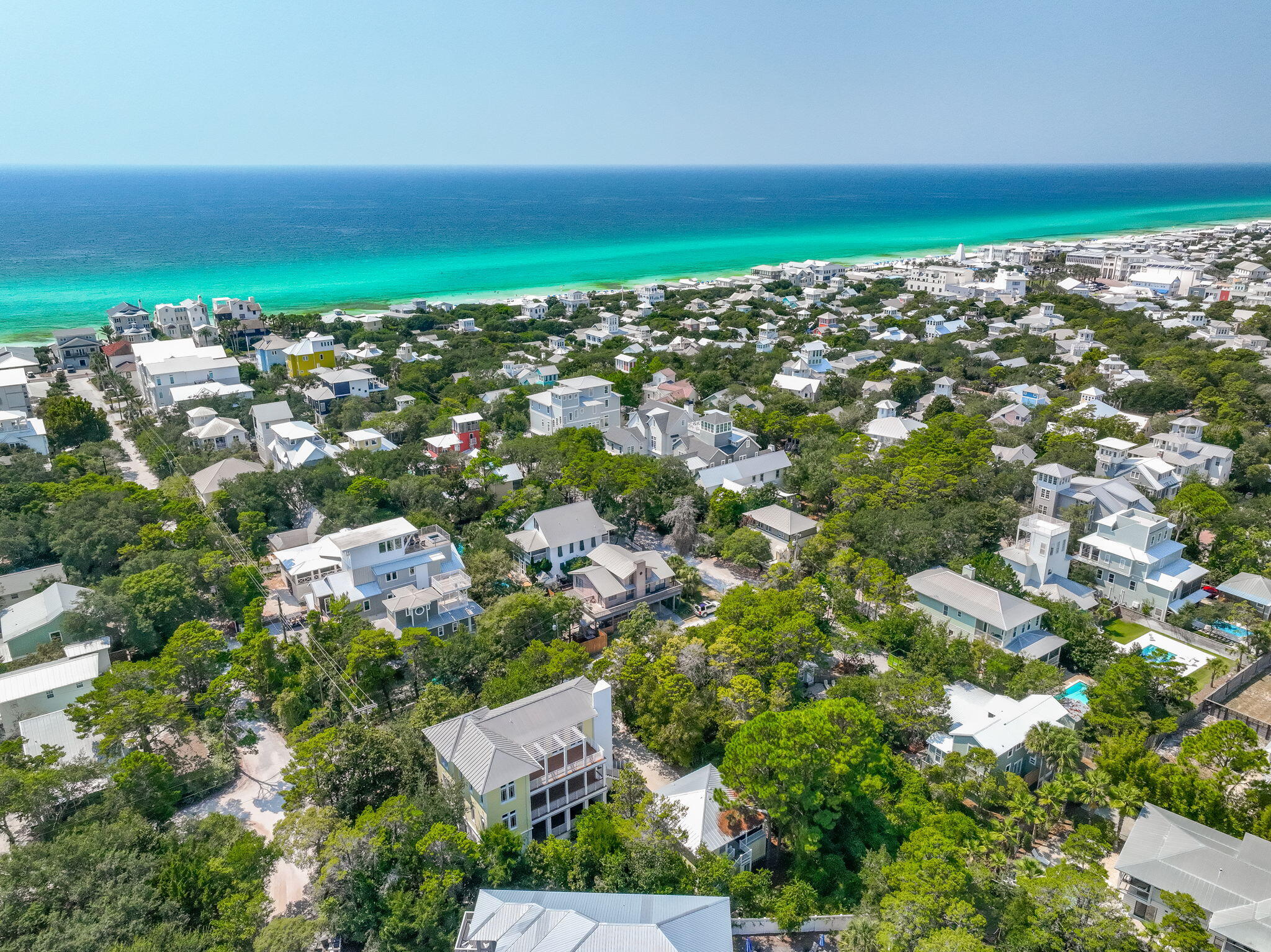 286 Forest Street Santa Rosa Beach, FL 32459 - Photo 65 of 68 an aerial view of residential building and ocean