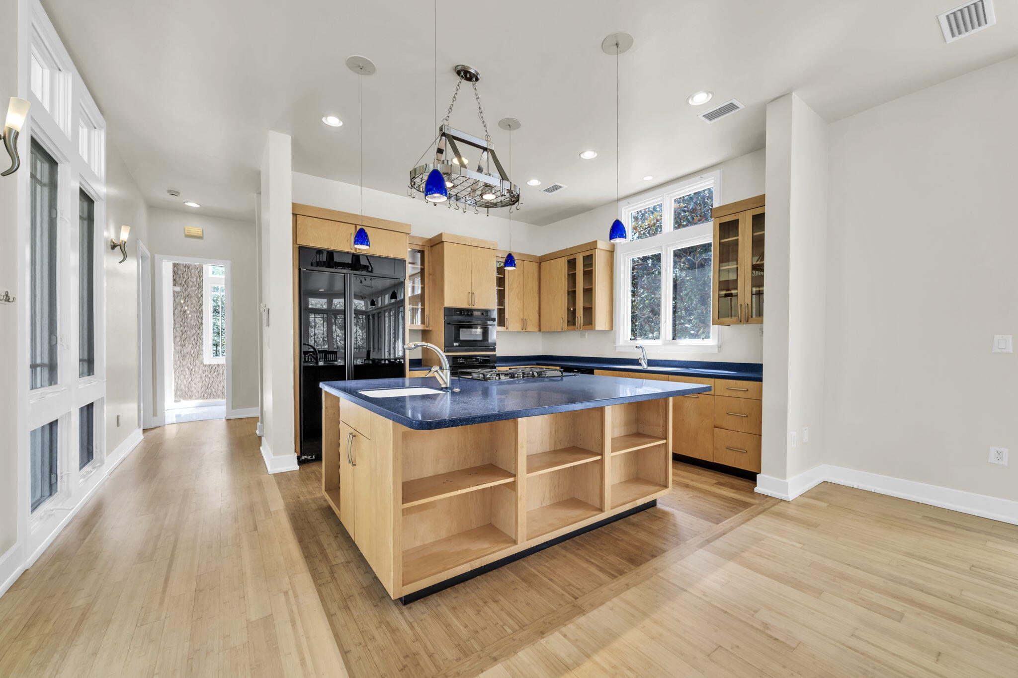 286 Forest Street Santa Rosa Beach, FL 32459 - Photo 10 of 68 a large kitchen with stainless steel appliances kitchen island granite countertop a large counter top and sink