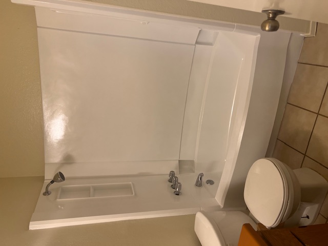 501 Hedgewood Drive, Unit D Georgetown, TX 78628 - Photo 11 of 15 Bathroom with vanity, tile patterned flooring, and tub / shower combination