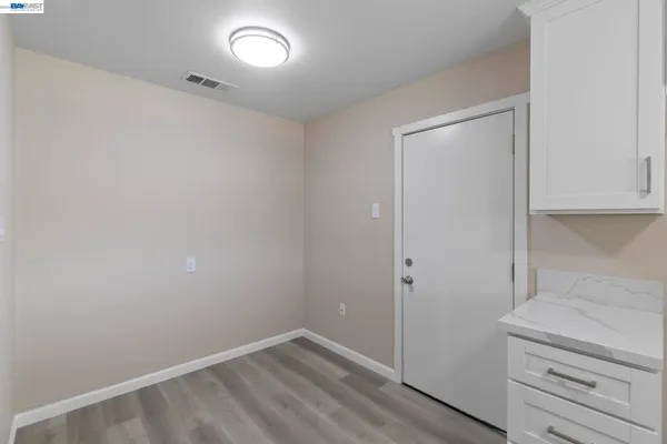 wooden floor in an empty room