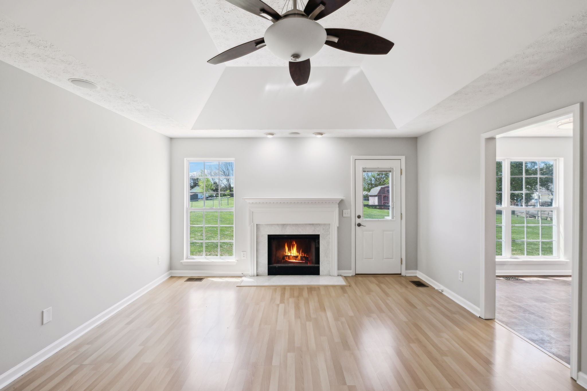 623 Audrey Road Mount Juliet, TN 37122 - Photo 5 of 27 an empty room with windows and fireplace