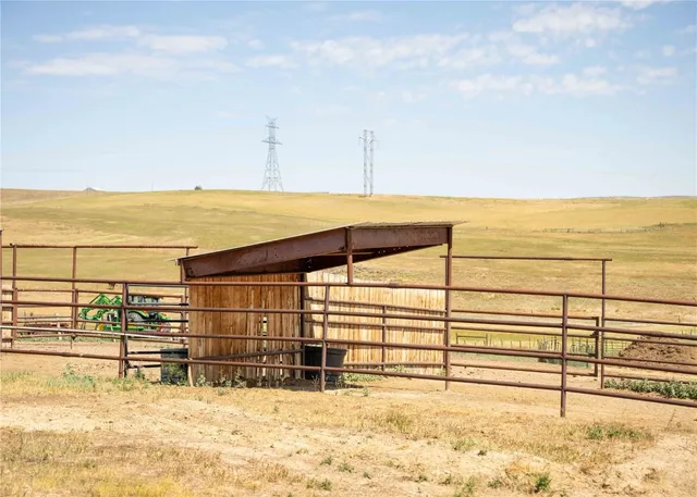 a view of a swimming pool with a ocean view