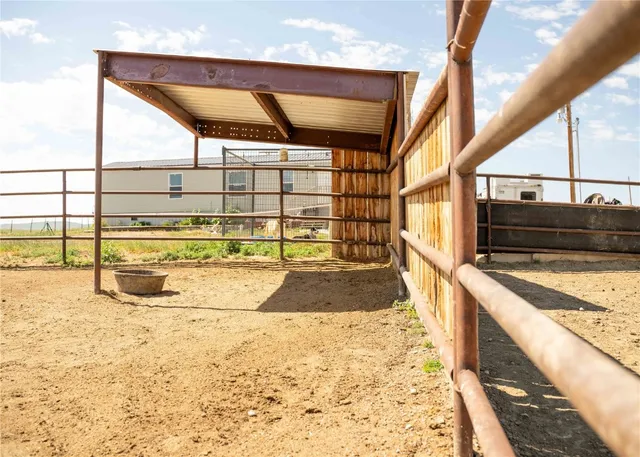 a backyard of a house
