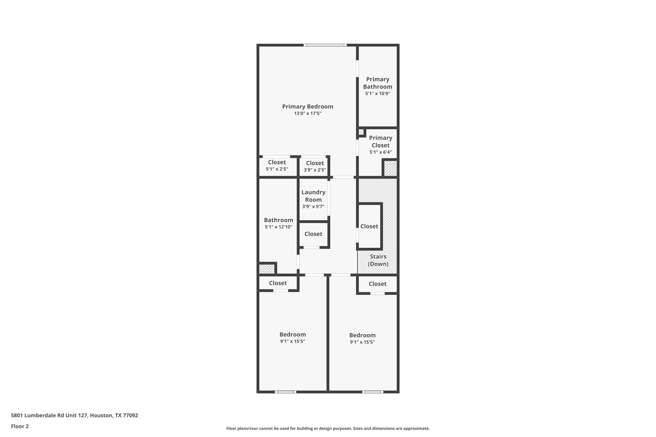 5801 Lumberdale Road, Unit 127 Houston, TX 77092 - Photo 26 of 26 a picture of a floor plan