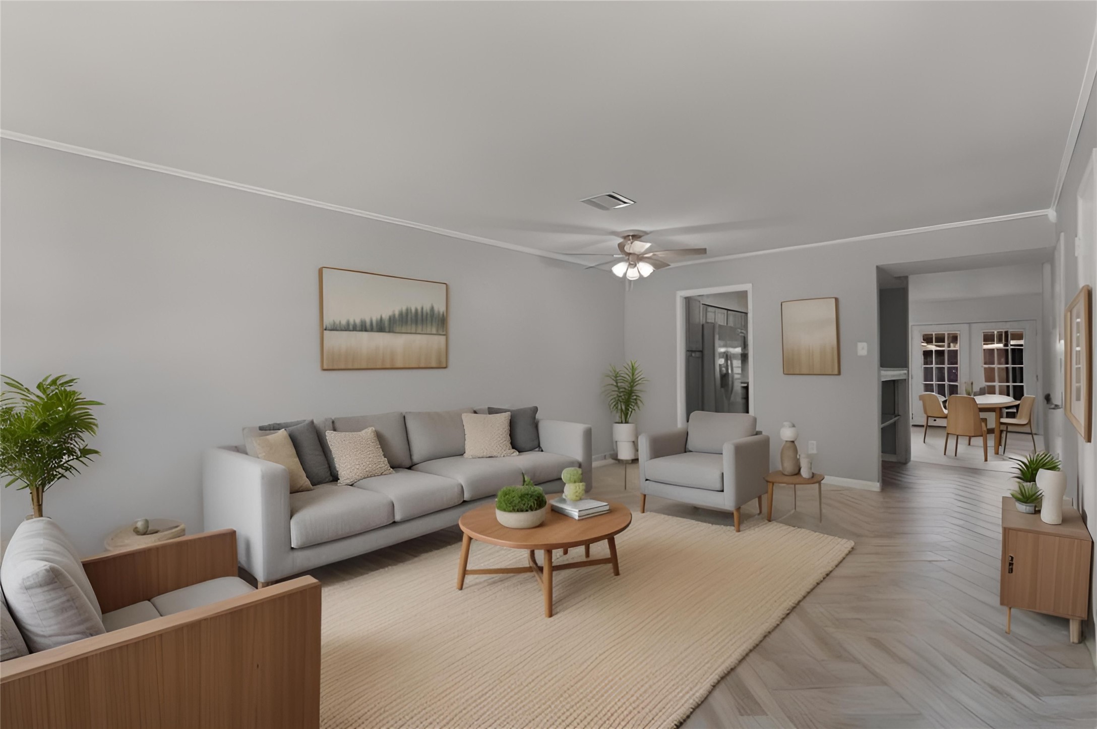 5801 Lumberdale Road, Unit 127 Houston, TX 77092 - Photo 5 of 26 a living room with furniture and a chandelier