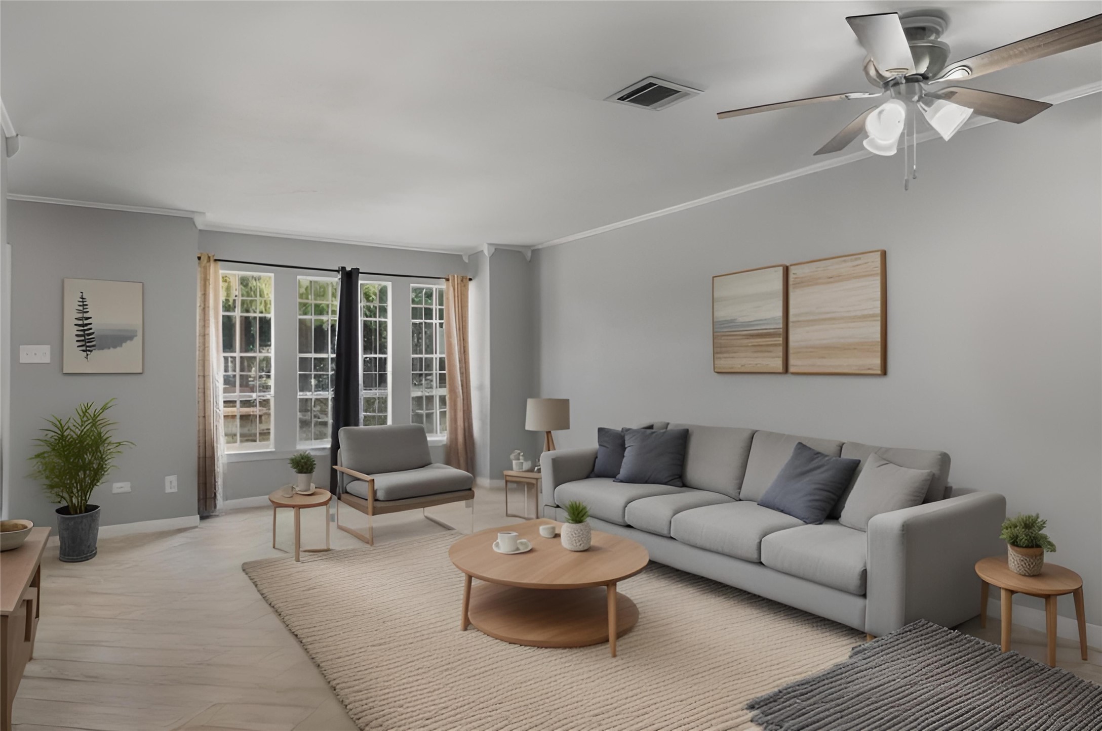 5801 Lumberdale Road, Unit 127 Houston, TX 77092 - Photo 6 of 26 a living room with furniture and a large window