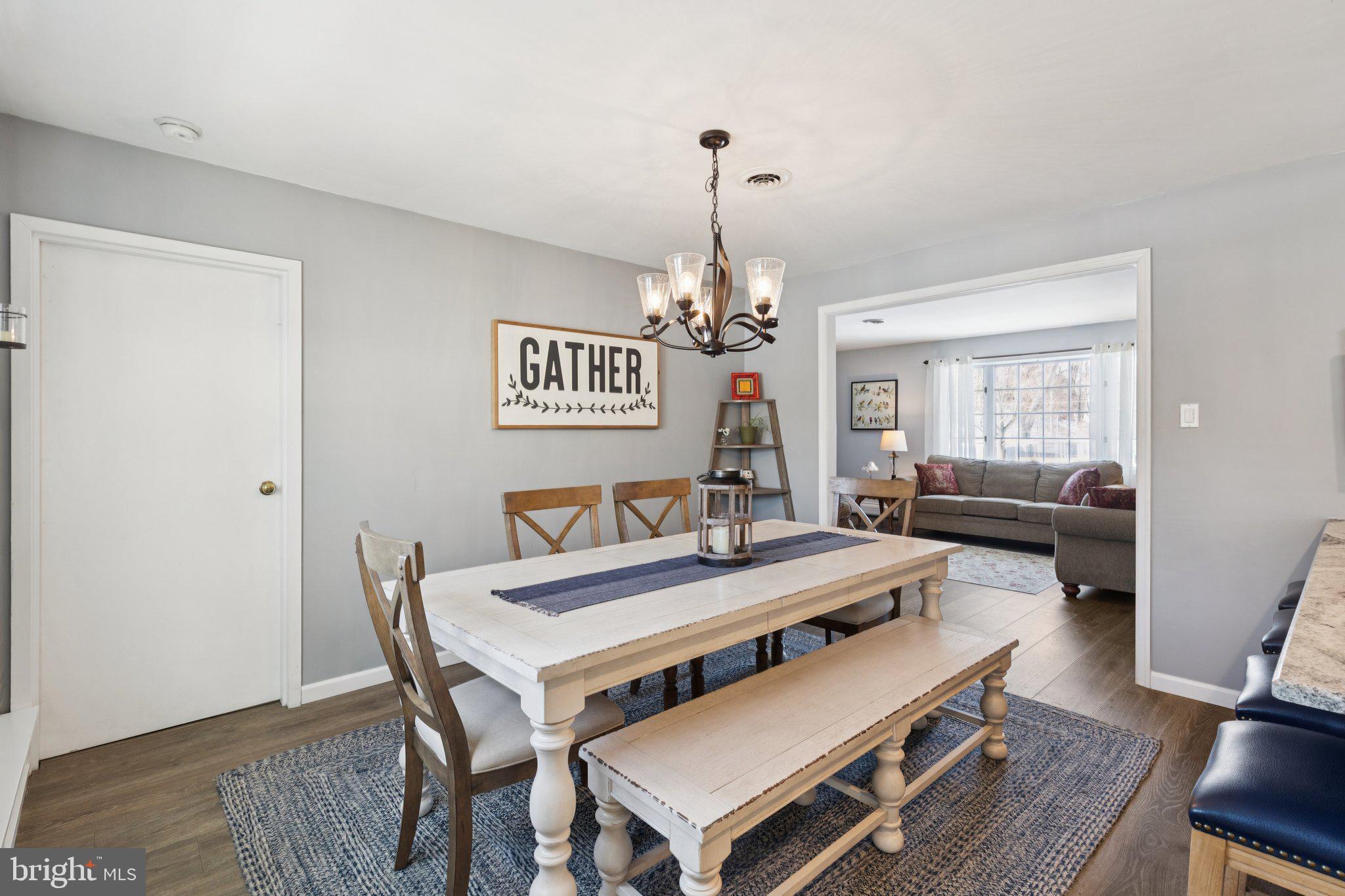 404 Enfield Road Oreland, PA 19075 - Photo 7 of 43 a view of a dining room with furniture window and wooden floor