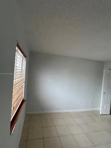 a room with a furniture